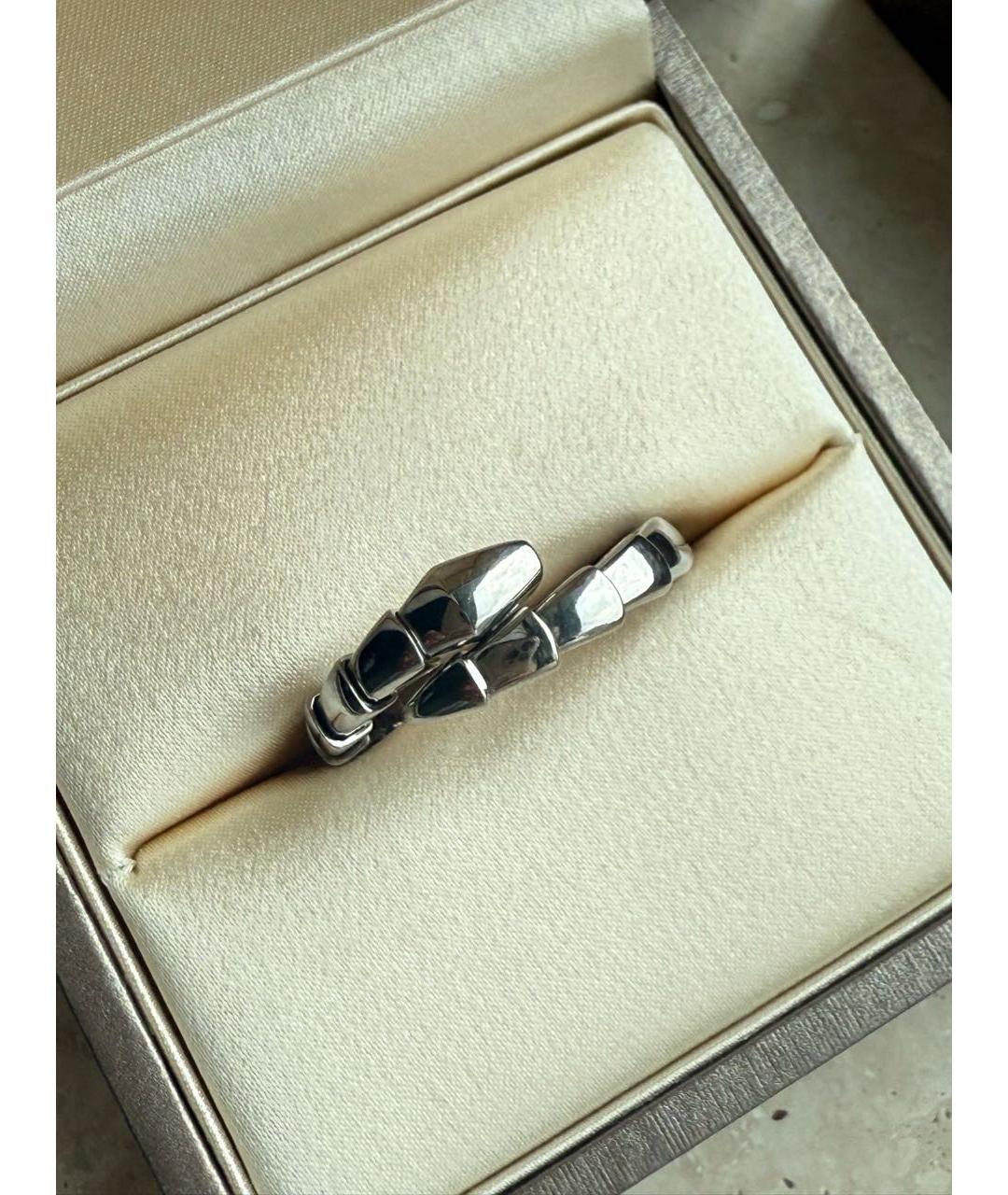 BVLGARI Серебряное кольцо из белого золота, фото 5