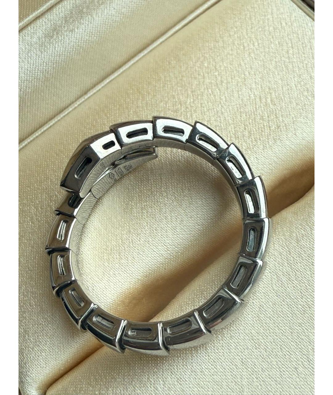 BVLGARI Серебряное кольцо из белого золота, фото 2