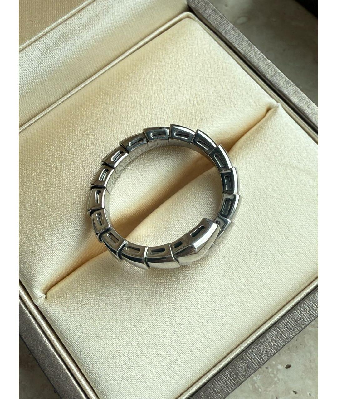 BVLGARI Серебряное кольцо из белого золота, фото 4