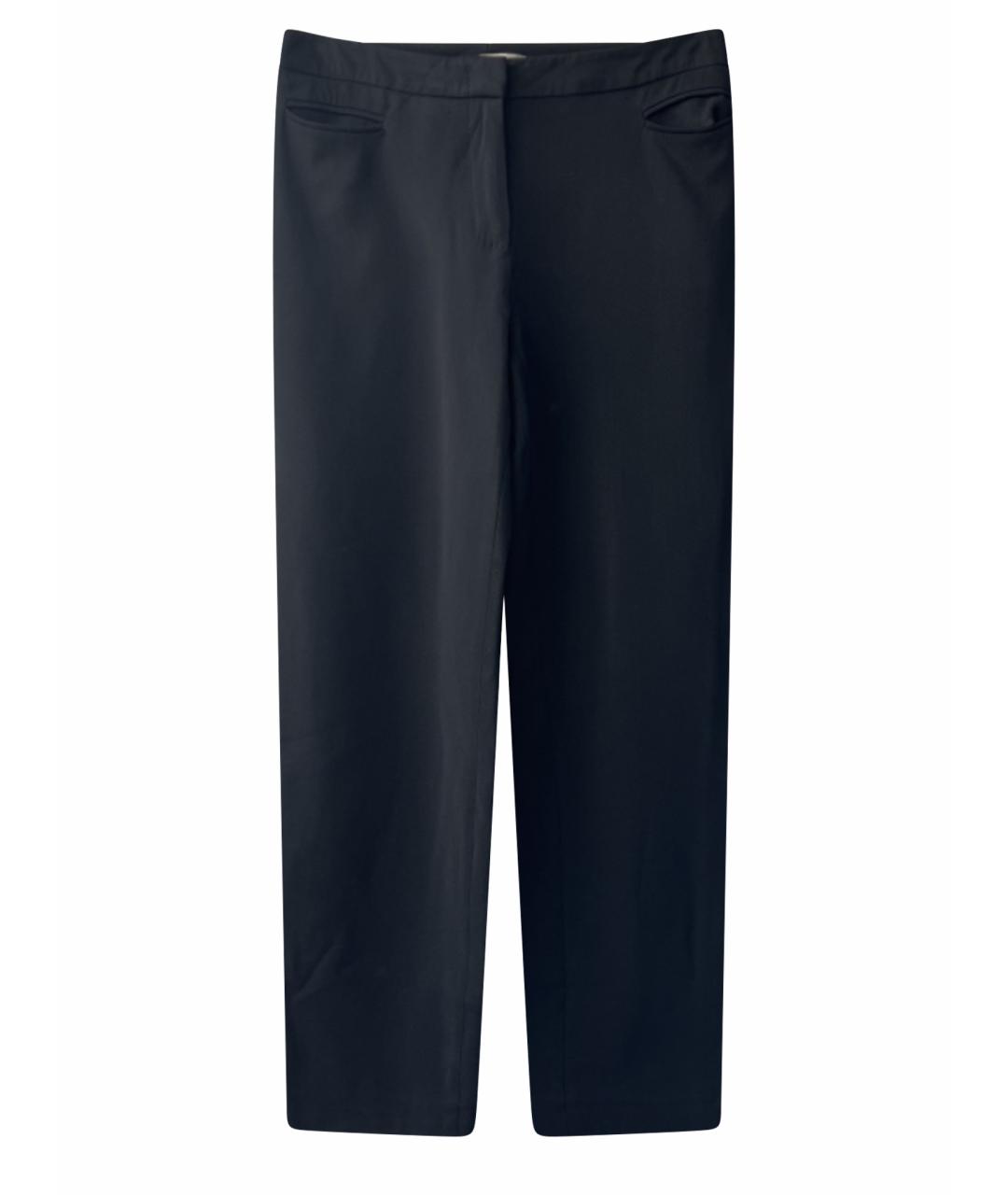 MAX MARA Черные прямые брюки, фото 1