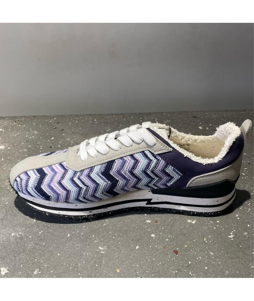 MISSONI Мульти текстильные кроссовки, фото 5
