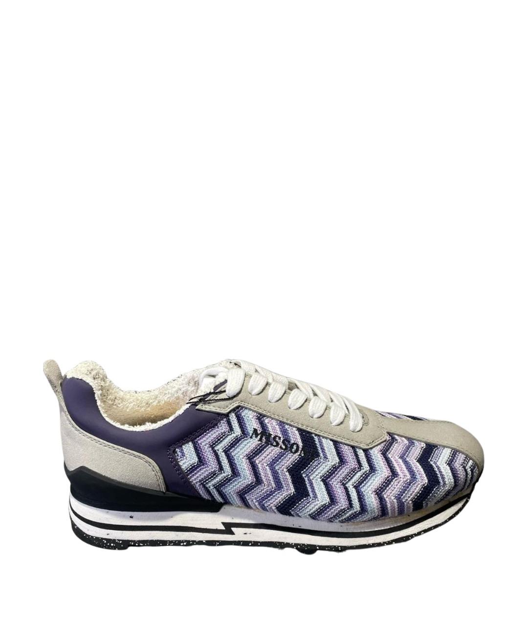 MISSONI Мульти текстильные кроссовки, фото 1