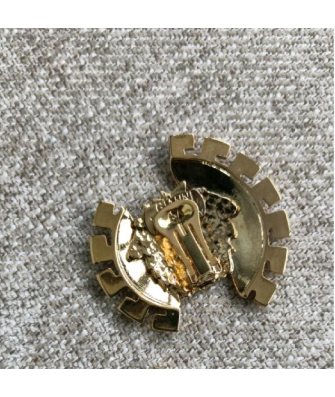 VERSACE Золотые клипсы, фото 2