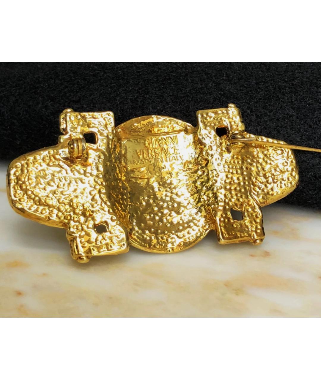 VERSACE Золотая булавка / брошь, фото 3