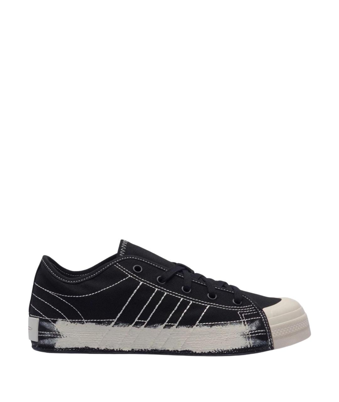 Y-3 Черные низкие кроссовки / кеды, фото 1