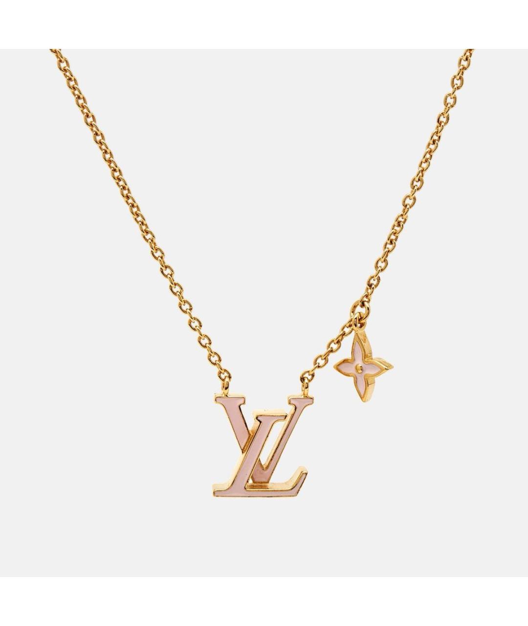 LOUIS VUITTON Розовая металлическая подвеска, фото 5