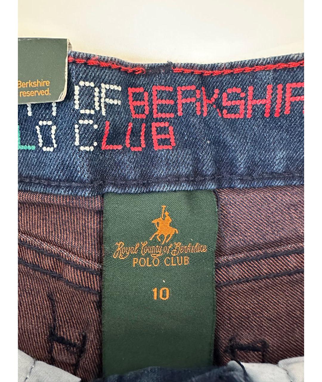 POLO RALPH LAUREN Темно-синие деним брюки и шорты, фото 4