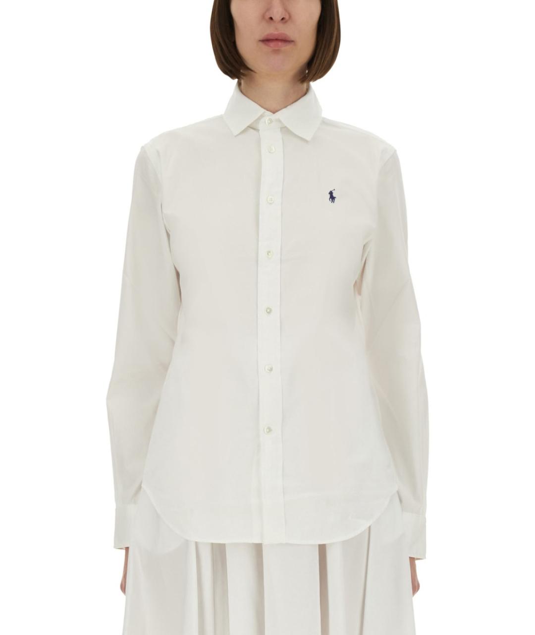 POLO RALPH LAUREN Белая хлопковая рубашка, фото 1