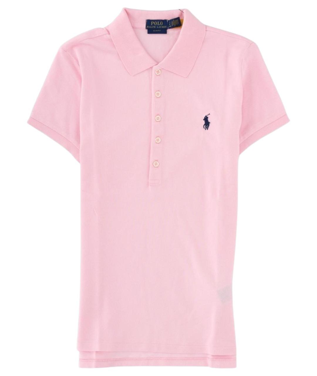 POLO RALPH LAUREN Розовая хлопковая футболка, фото 1