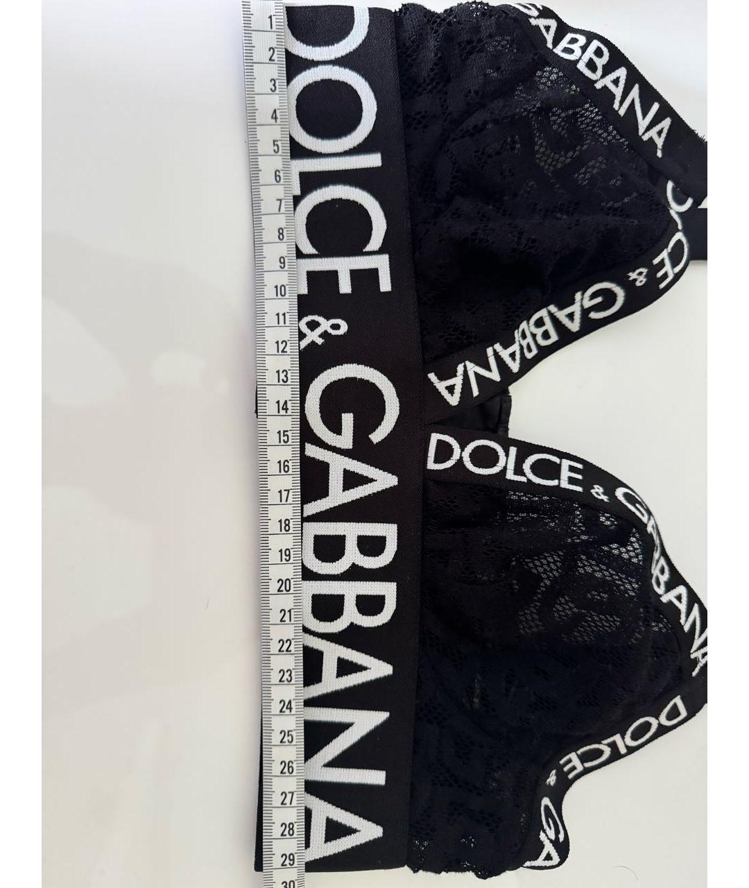 DOLCE&GABBANA Черный бюстгалтеры, фото 5