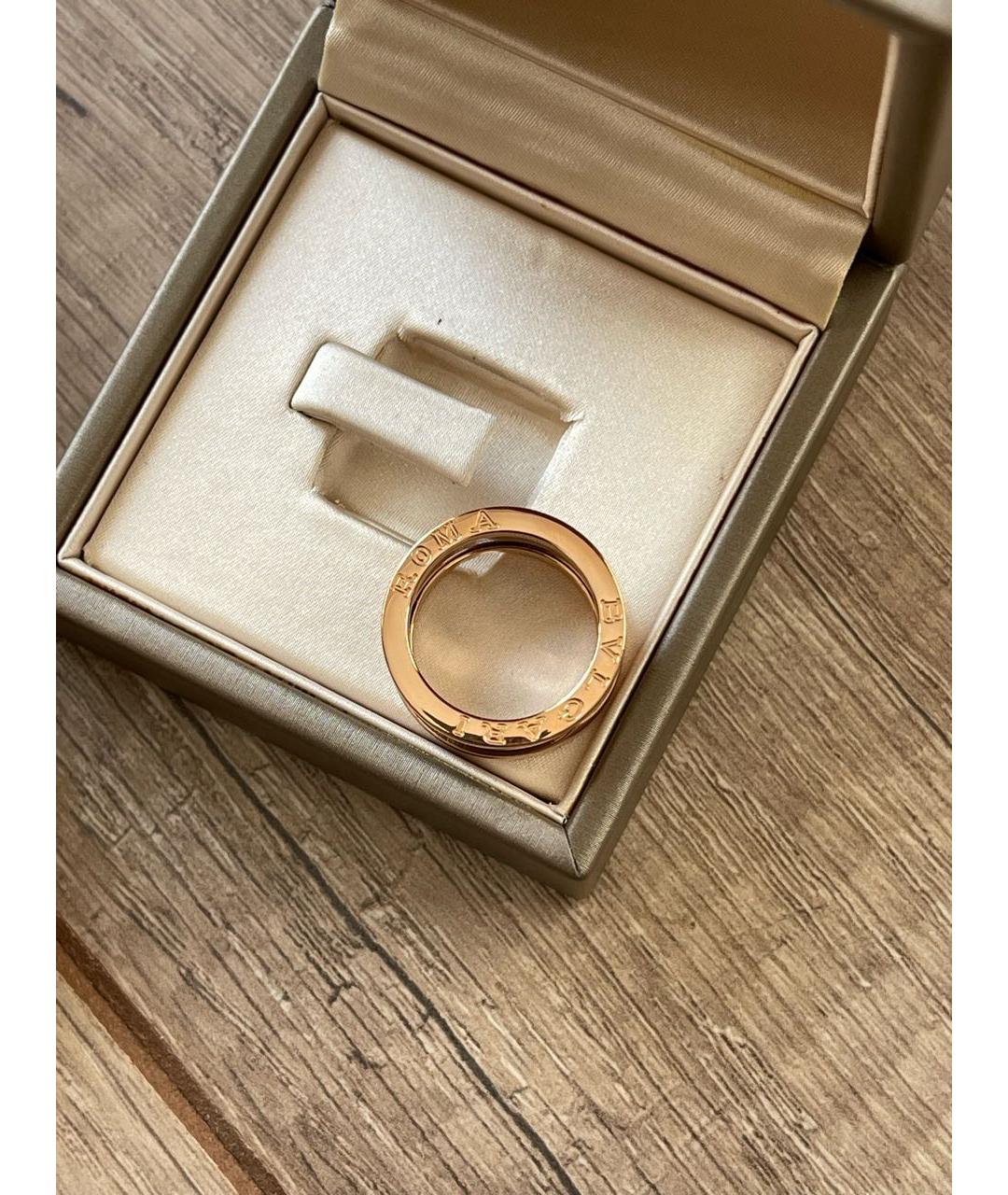 BVLGARI Коричневое кольцо из розового золота, фото 4