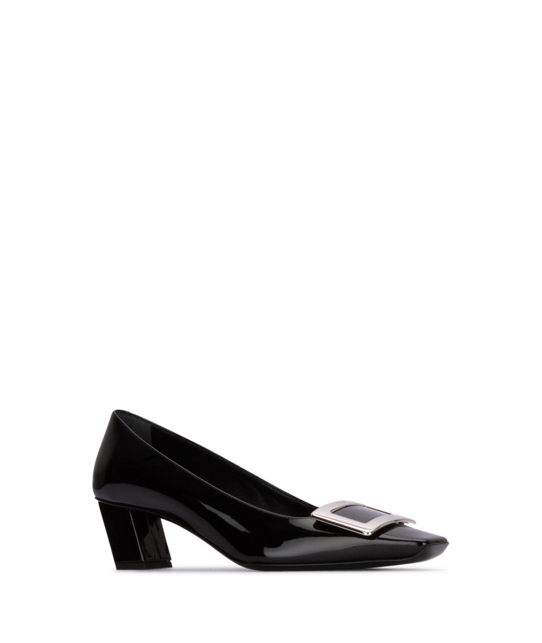 ROGER VIVIER Черные кожаные туфли, фото 2