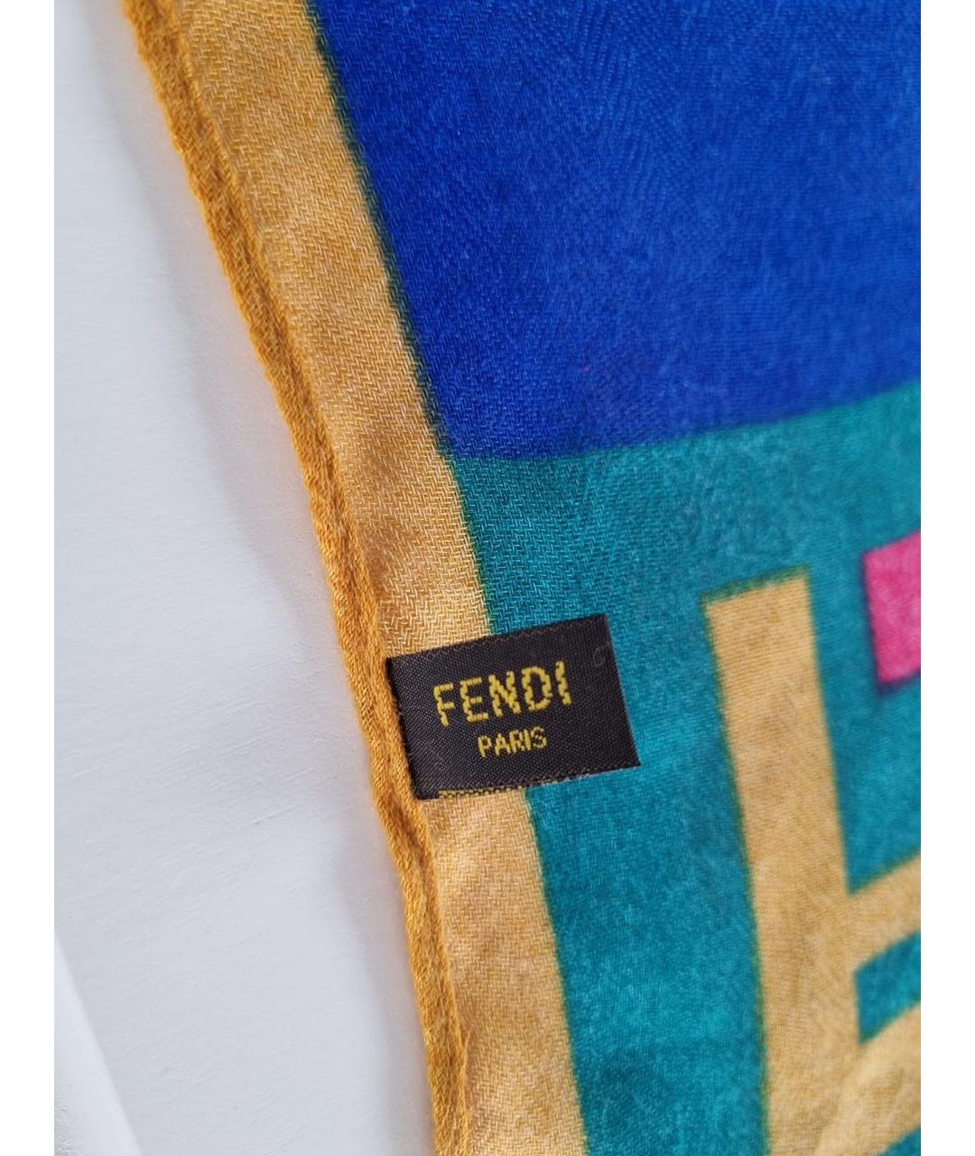 FENDI Мульти платок, фото 3
