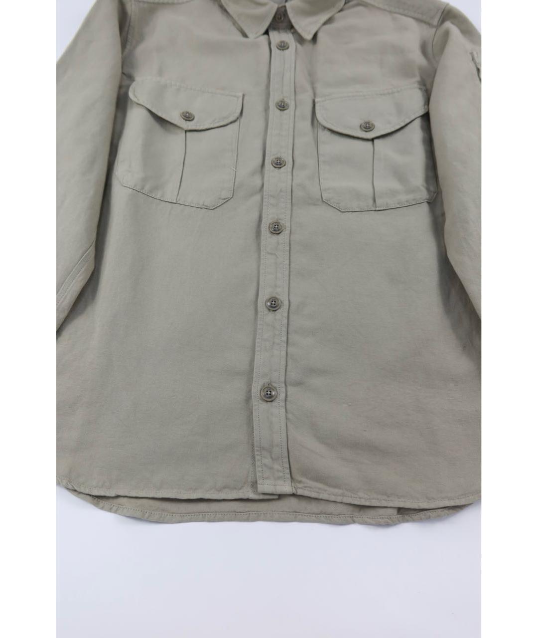 CP COMPANY Серая льняная кэжуал рубашка, фото 3