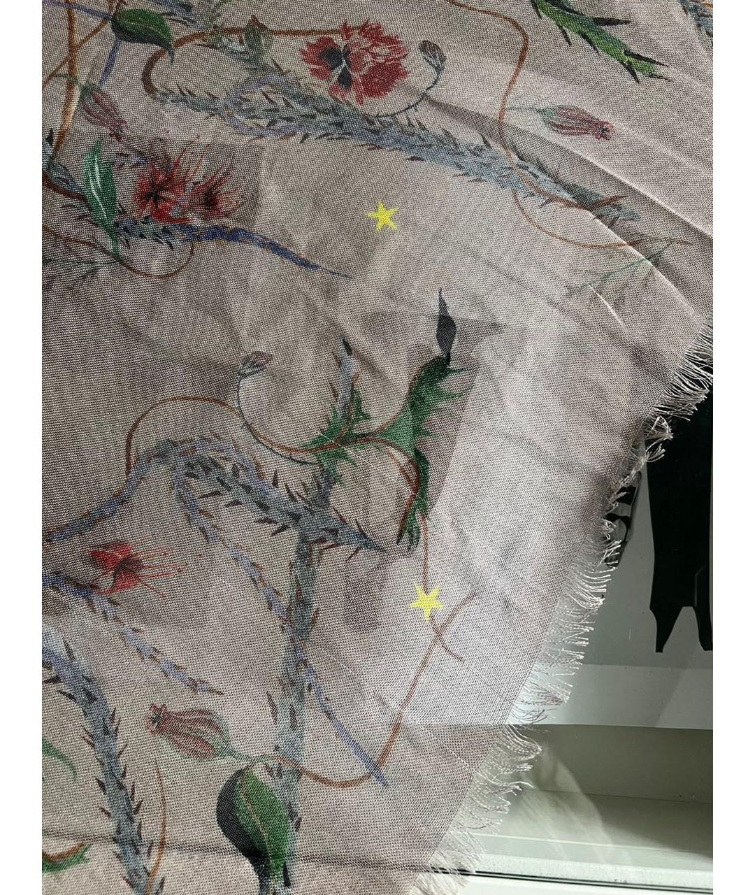 CHRISTIAN DIOR Мульти шарф, фото 3