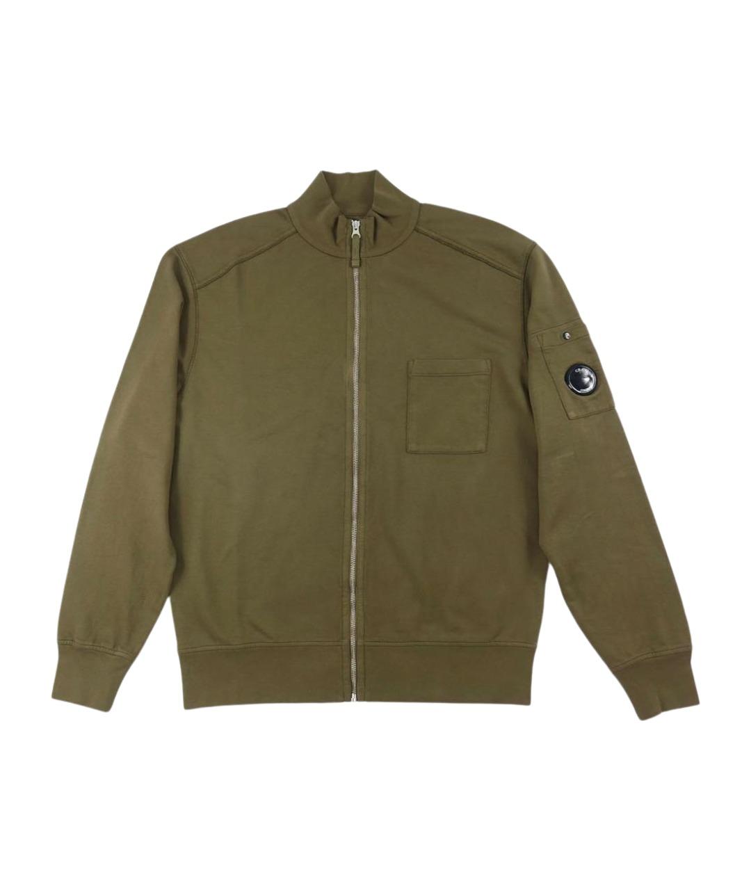 CP COMPANY Хаки хлопковый кардиган, фото 1