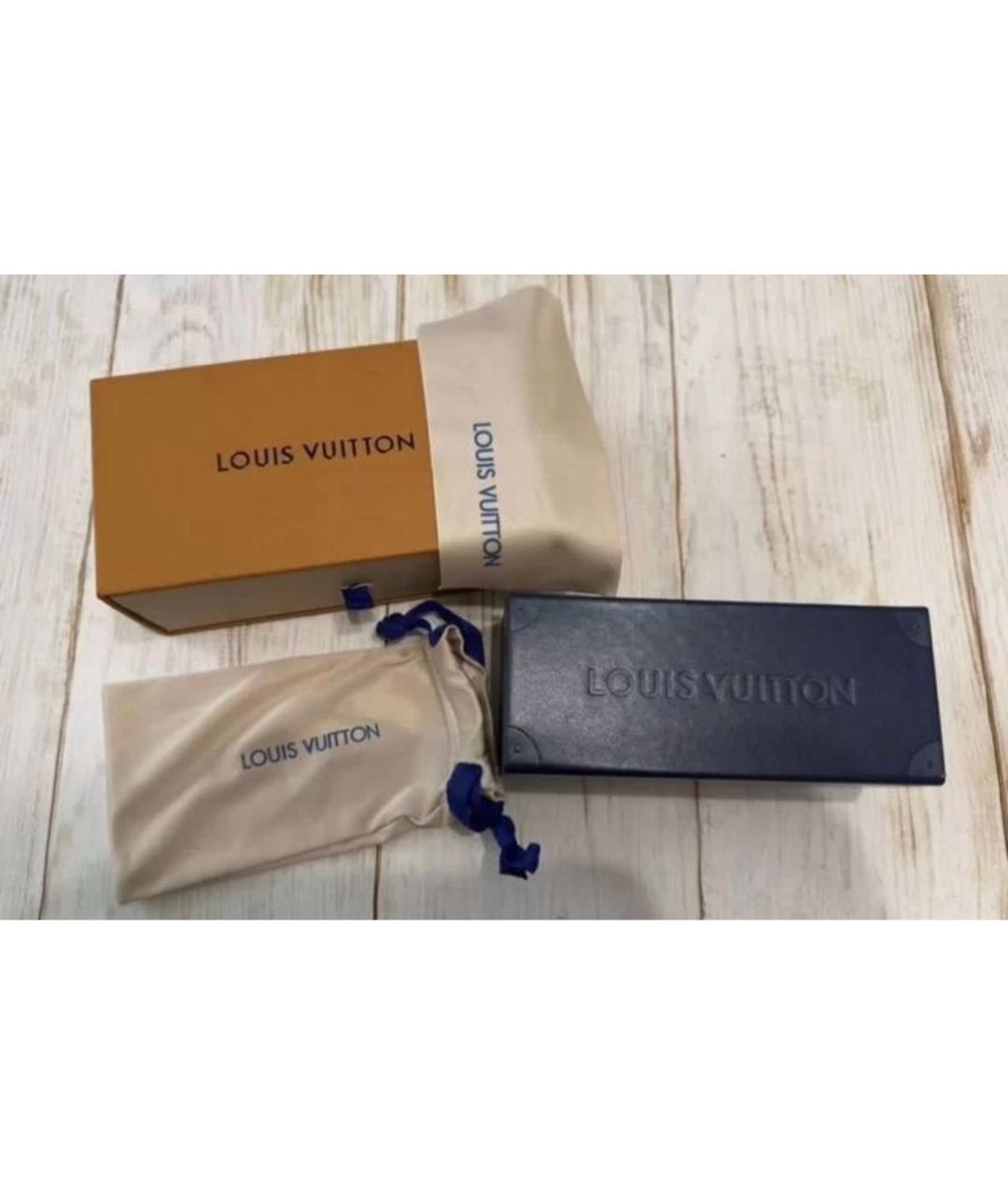 LOUIS VUITTON Серебряные металлические солнцезащитные очки, фото 4