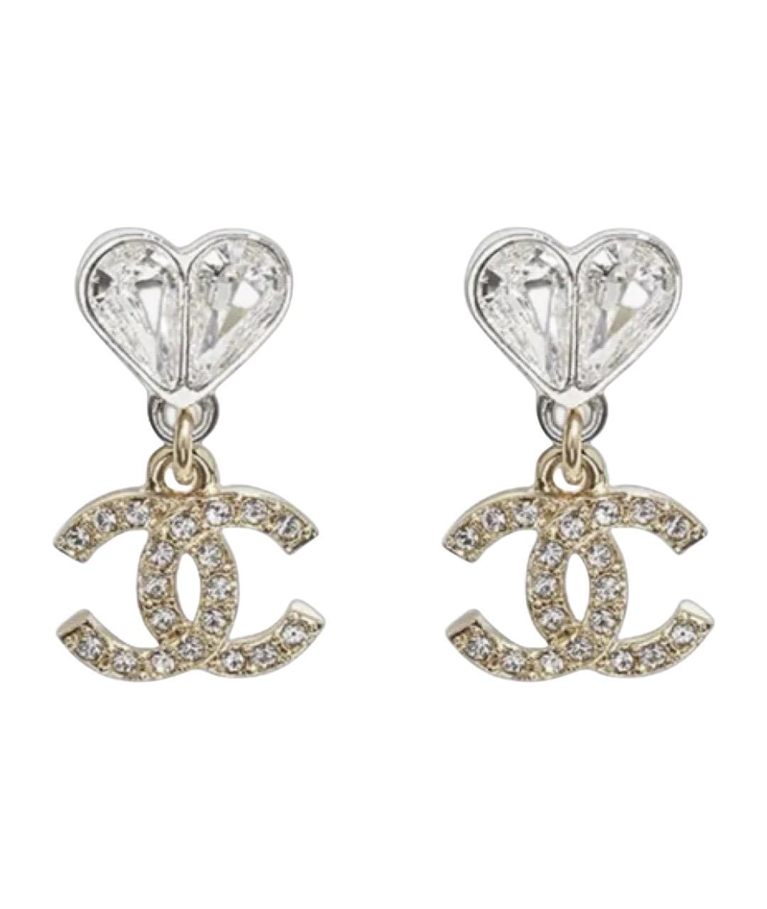 CHANEL Серебряные серьги, фото 1