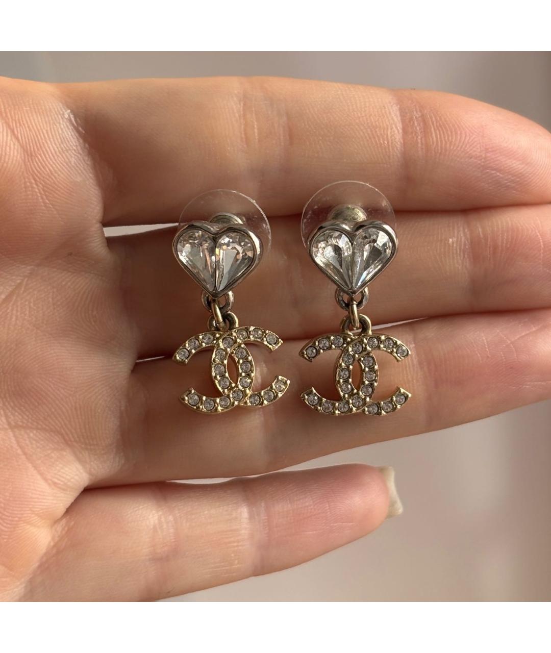 CHANEL Серебряные серьги, фото 3