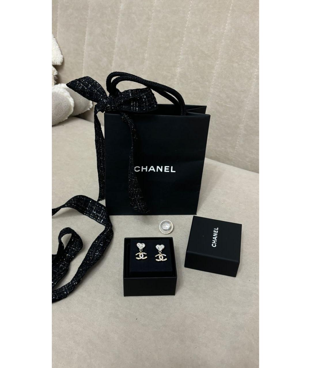 CHANEL Серебряные серьги, фото 2
