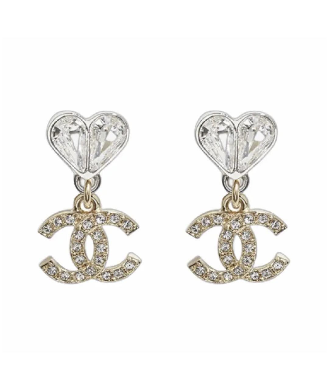 CHANEL Серебряные серьги, фото 5