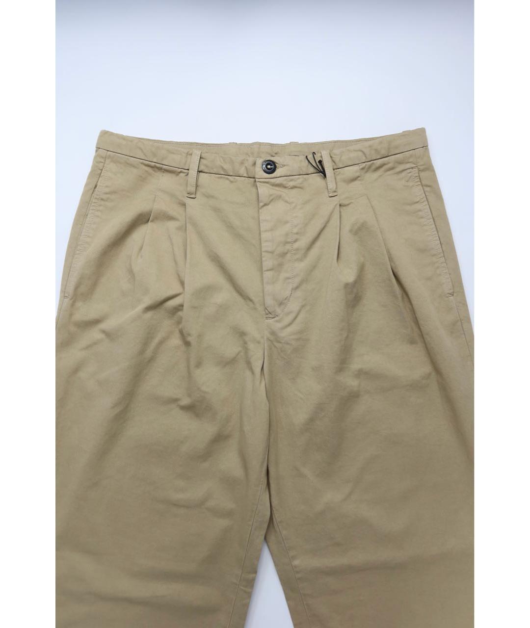 CP COMPANY Бежевые хлопковые повседневные брюки, фото 2