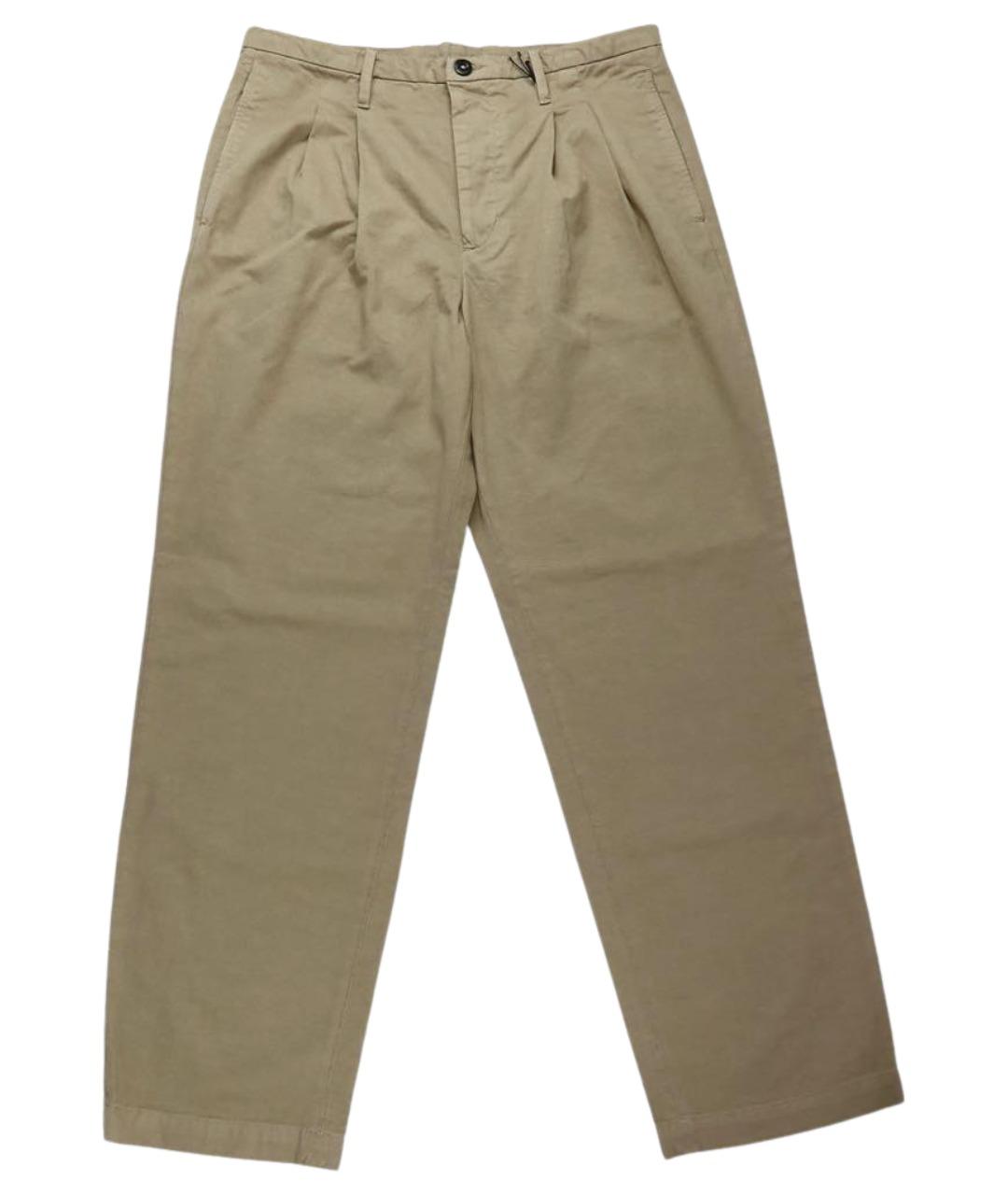 CP COMPANY Бежевые хлопковые повседневные брюки, фото 1
