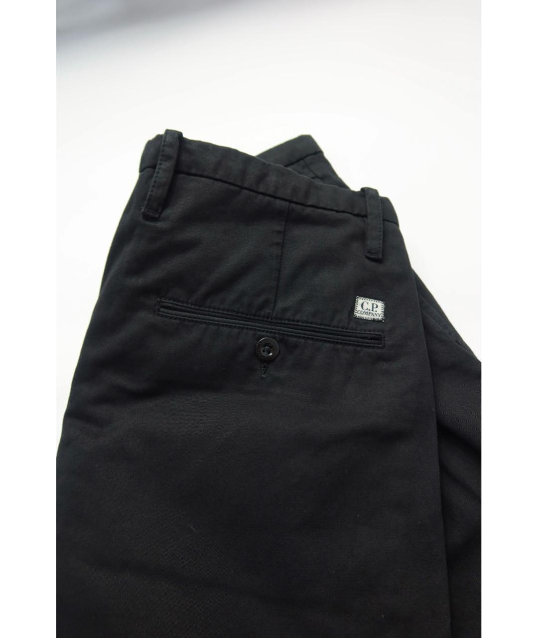 CP COMPANY Черные хлопковые повседневные брюки, фото 4