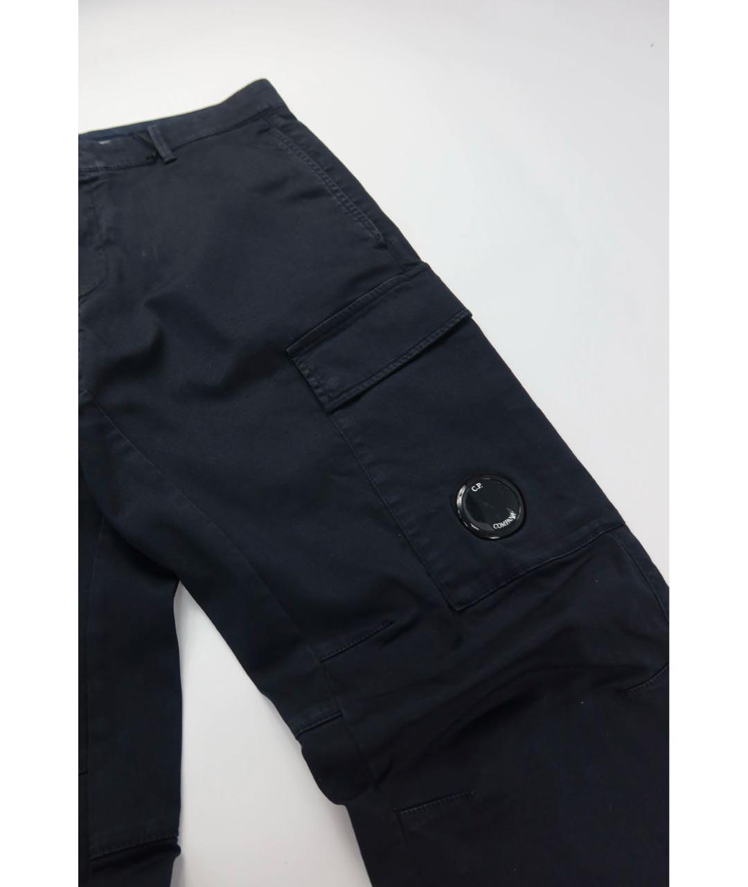 CP COMPANY Черные хлопковые повседневные брюки, фото 2
