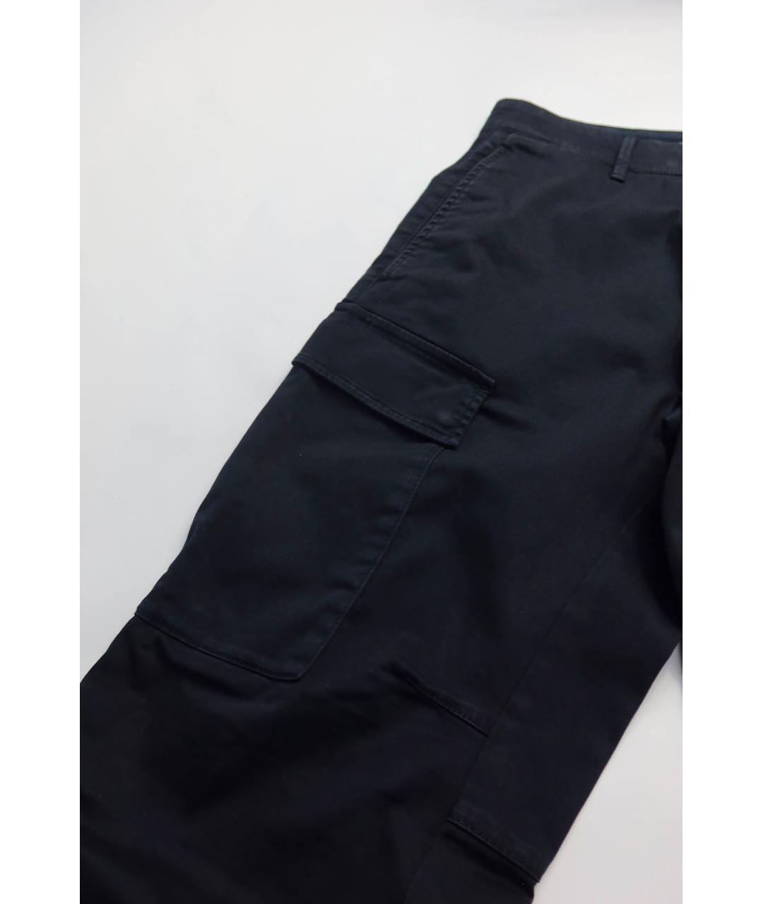 CP COMPANY Черные хлопковые повседневные брюки, фото 3