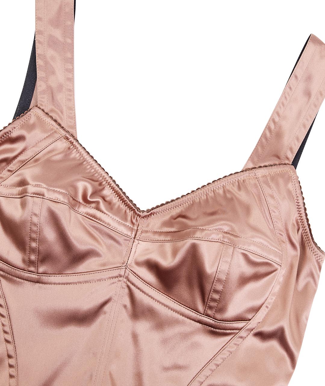 DOLCE&GABBANA Розовый ацетатный корсет, фото 6