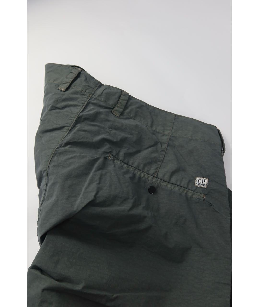 CP COMPANY Серые полиамидовые повседневные брюки, фото 7