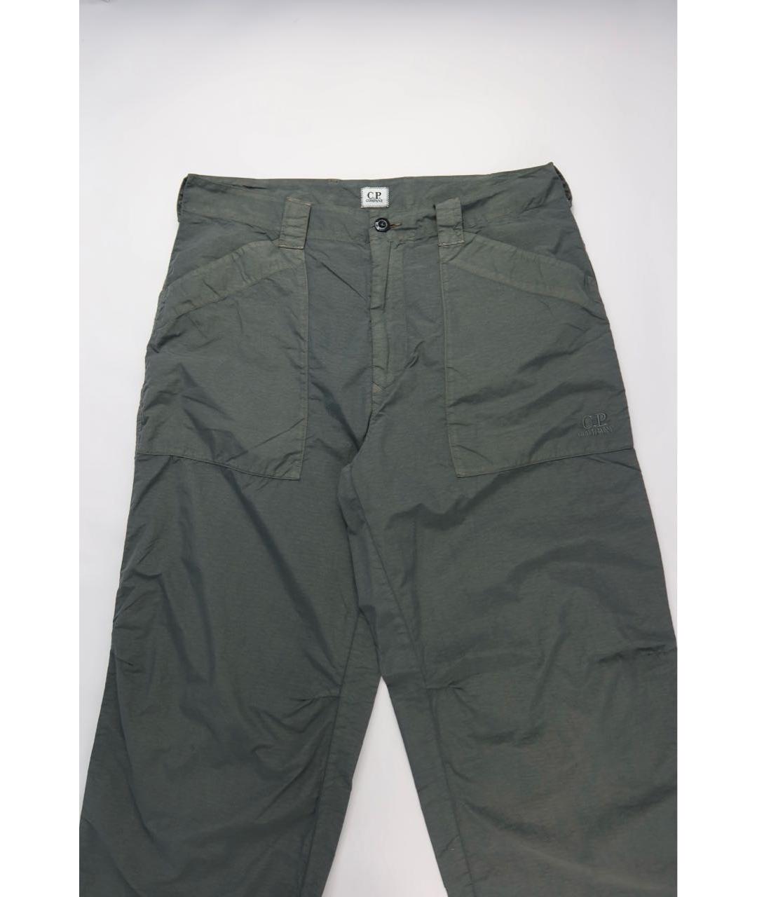 CP COMPANY Серые полиамидовые повседневные брюки, фото 2