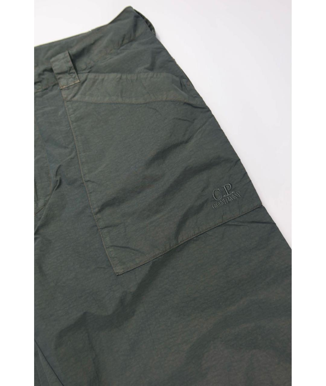 CP COMPANY Серые полиамидовые повседневные брюки, фото 3