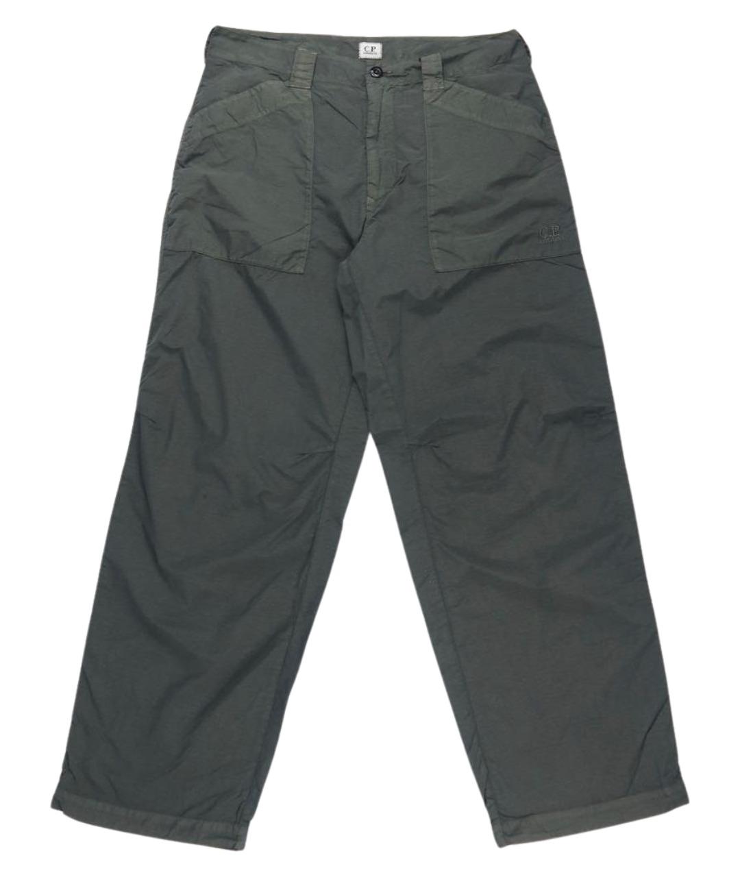 CP COMPANY Серые полиамидовые повседневные брюки, фото 1