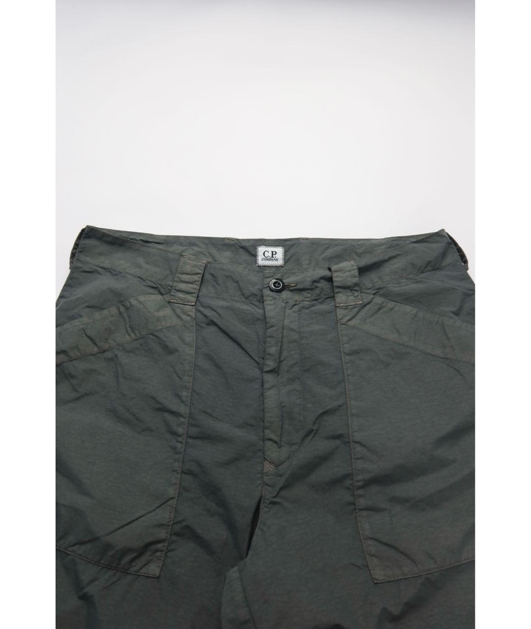 CP COMPANY Серые полиамидовые повседневные брюки, фото 5