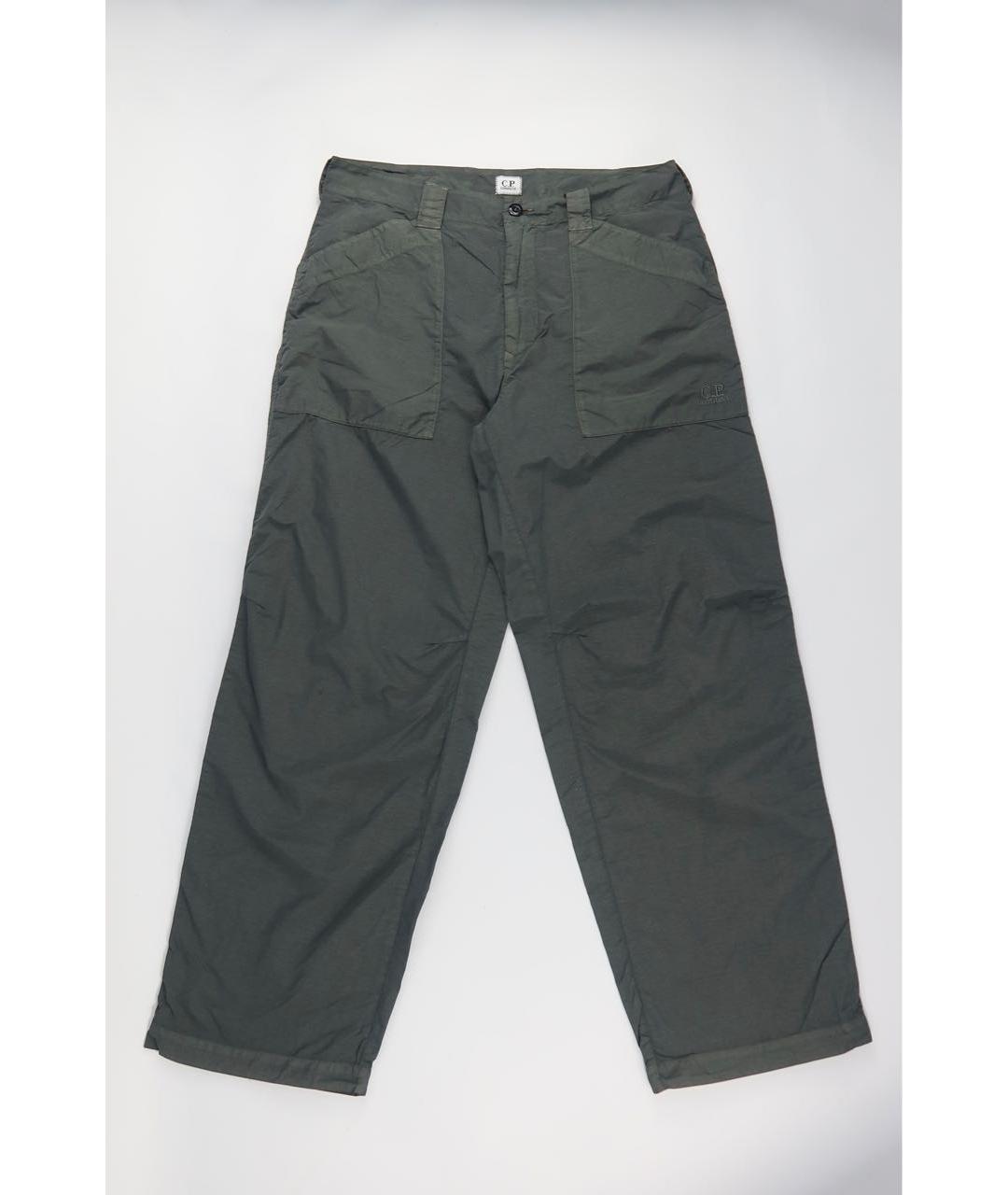 CP COMPANY Серые полиамидовые повседневные брюки, фото 8