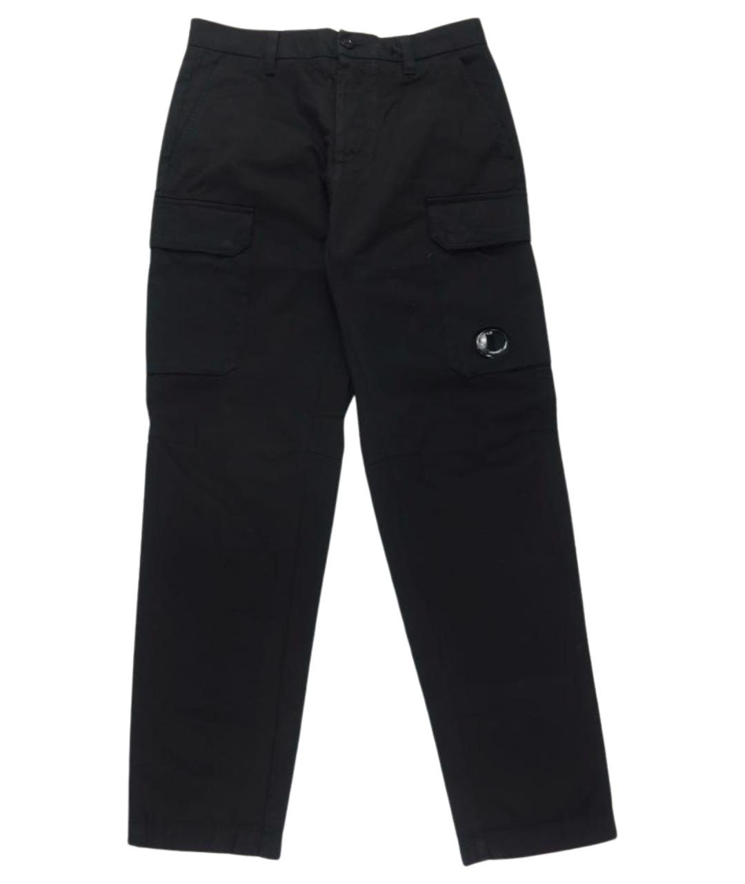 CP COMPANY Черные хлопковые повседневные брюки, фото 1