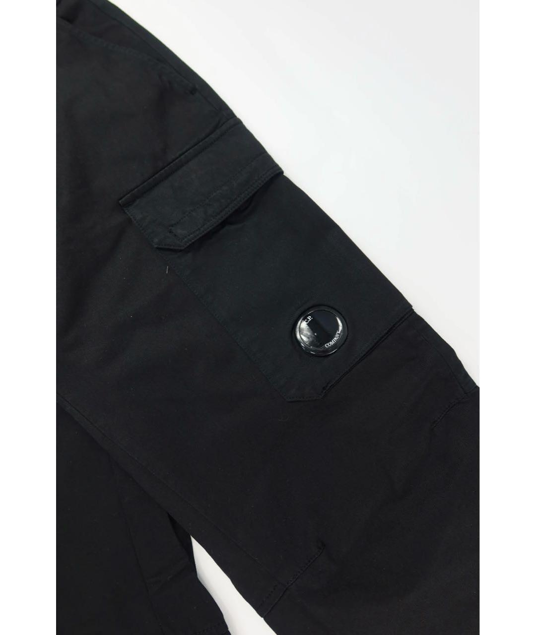 CP COMPANY Черные хлопковые повседневные брюки, фото 2