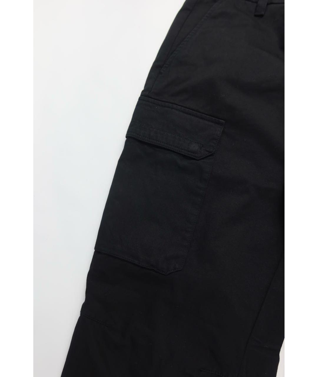 CP COMPANY Черные хлопковые повседневные брюки, фото 3