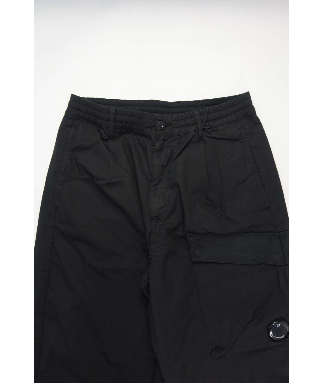 CP COMPANY Черные хлопковые повседневные брюки, фото 4