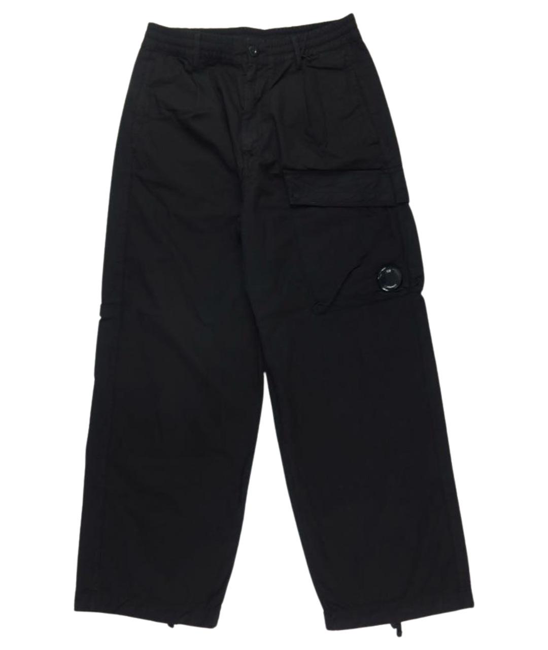 CP COMPANY Черные хлопковые повседневные брюки, фото 1