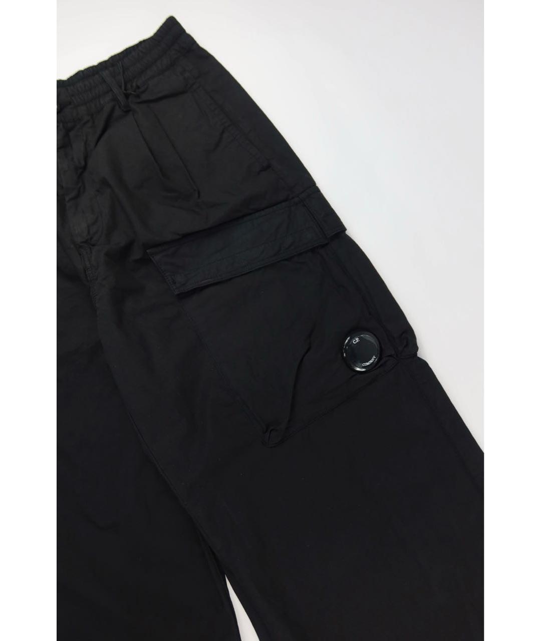 CP COMPANY Черные хлопковые повседневные брюки, фото 2
