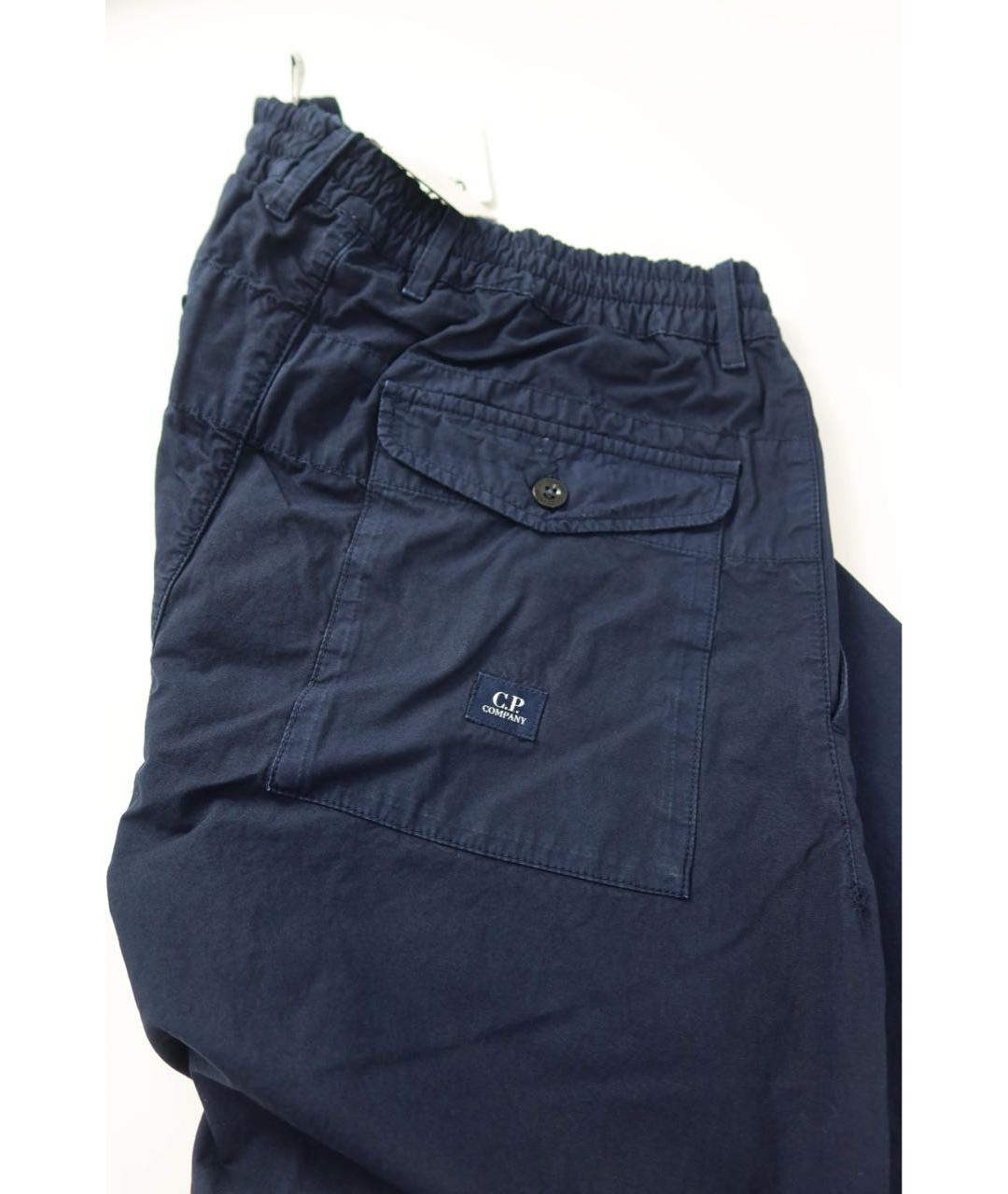 CP COMPANY Темно-синие хлопковые повседневные брюки, фото 4