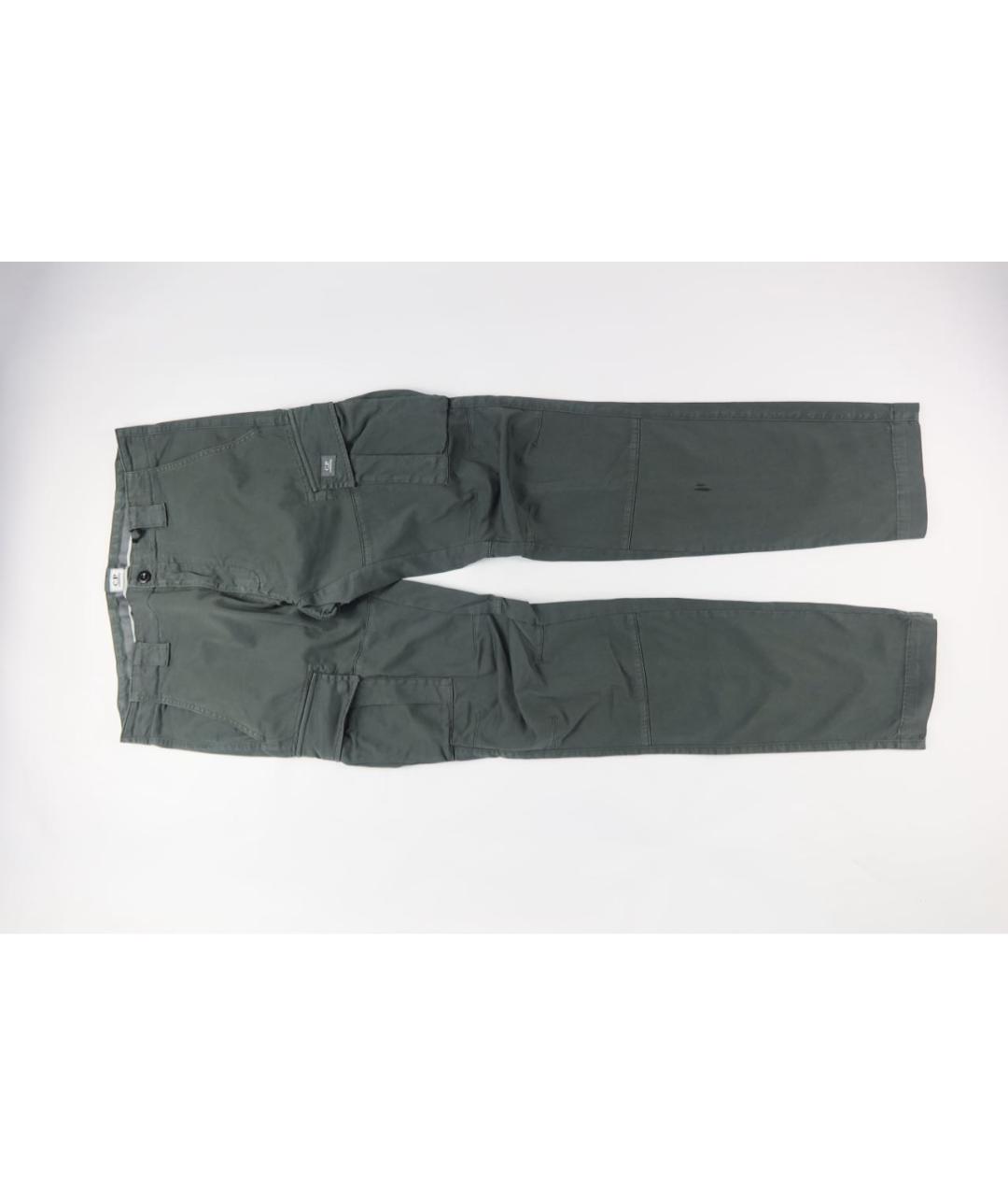 CP COMPANY Зеленые хлопковые повседневные брюки, фото 7