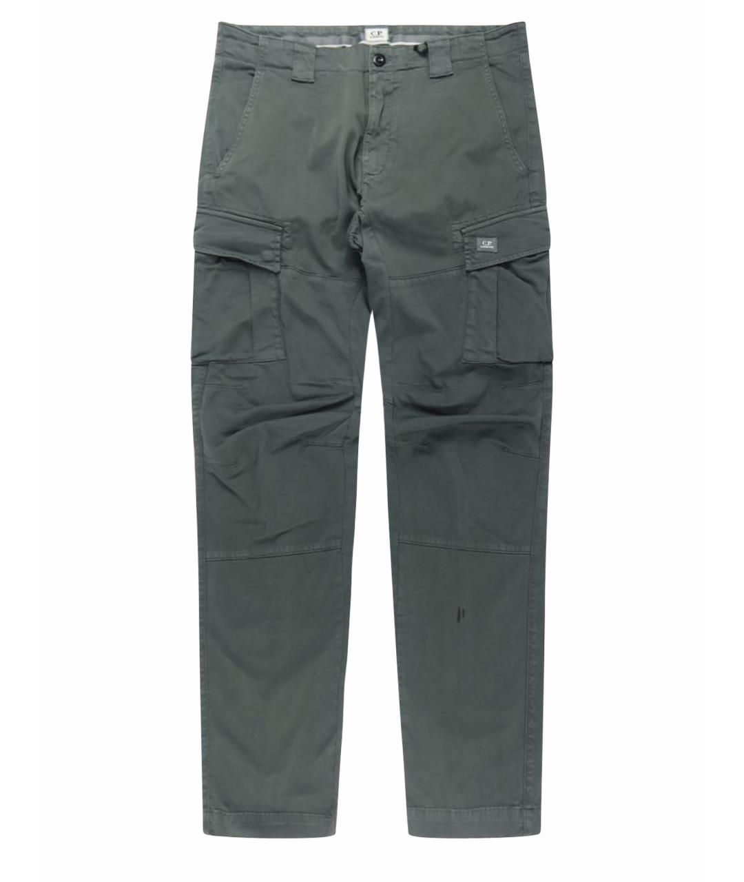 CP COMPANY Зеленые хлопковые повседневные брюки, фото 1
