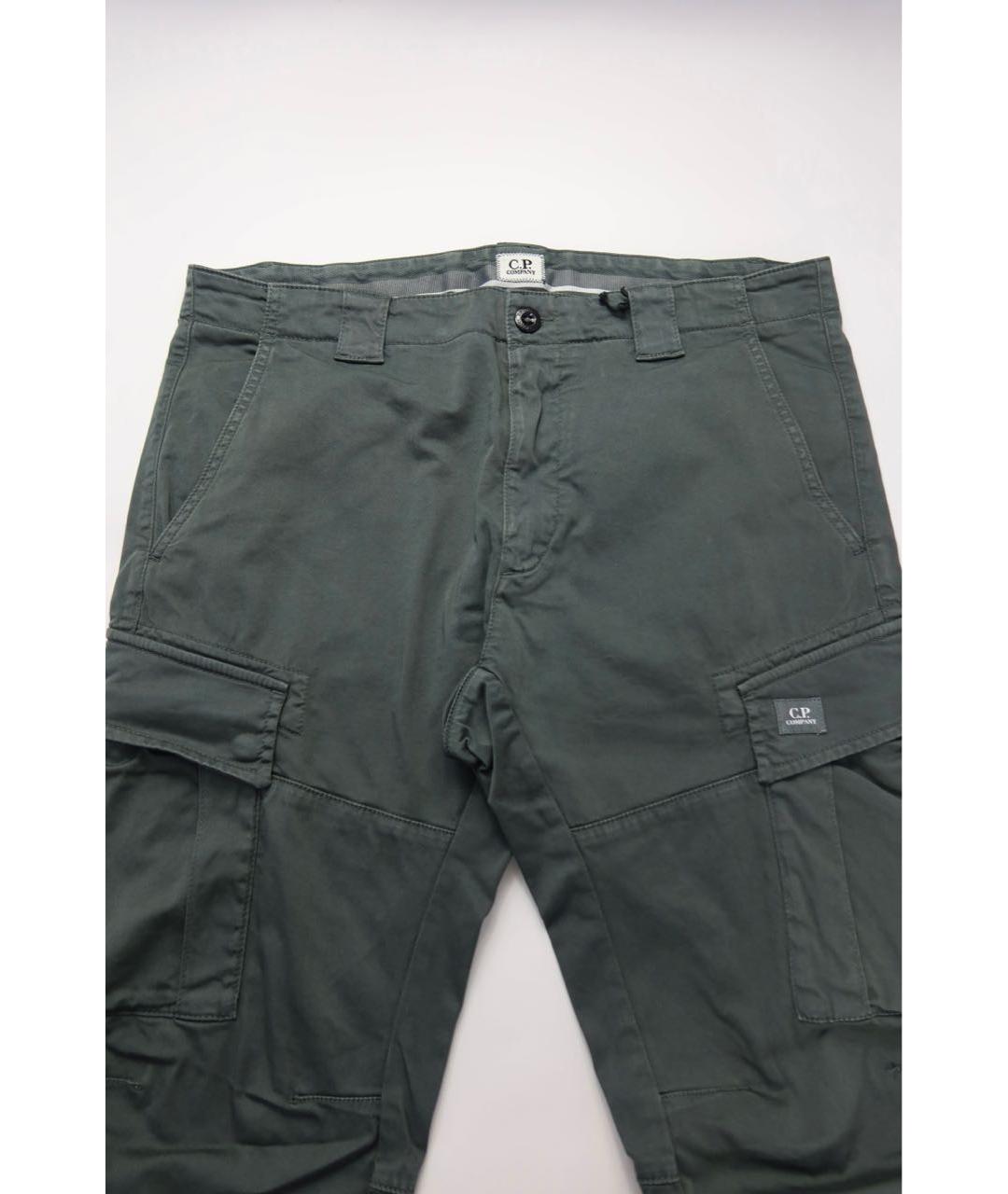 CP COMPANY Зеленые хлопковые повседневные брюки, фото 4