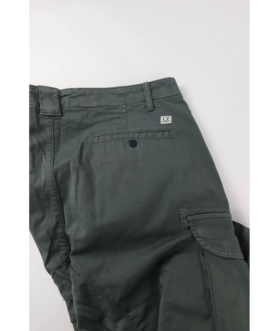CP COMPANY Зеленые хлопковые повседневные брюки, фото 6