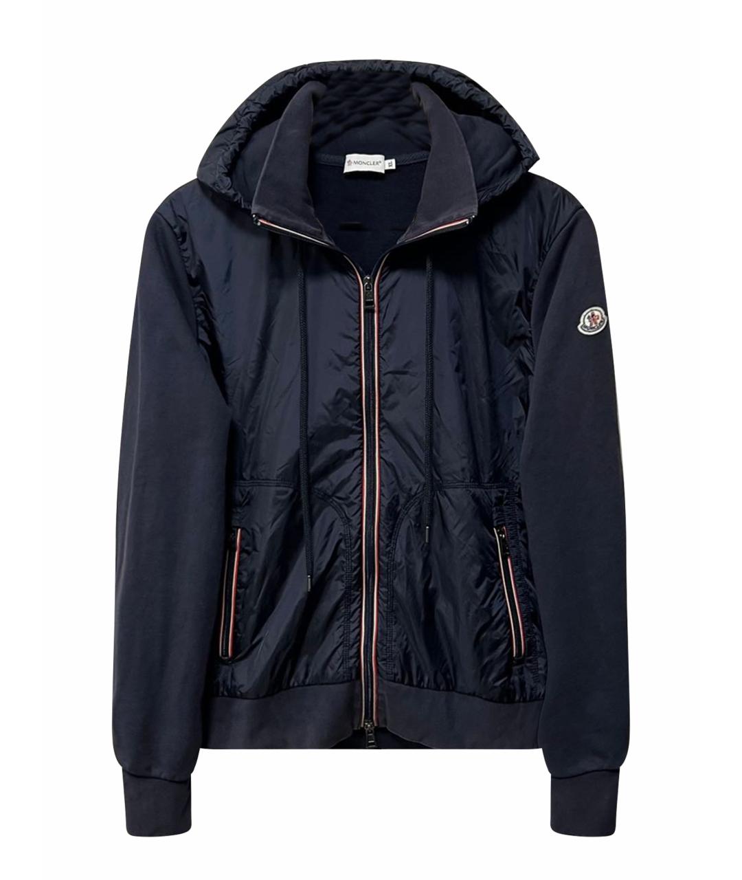MONCLER Темно-синяя куртка, фото 1