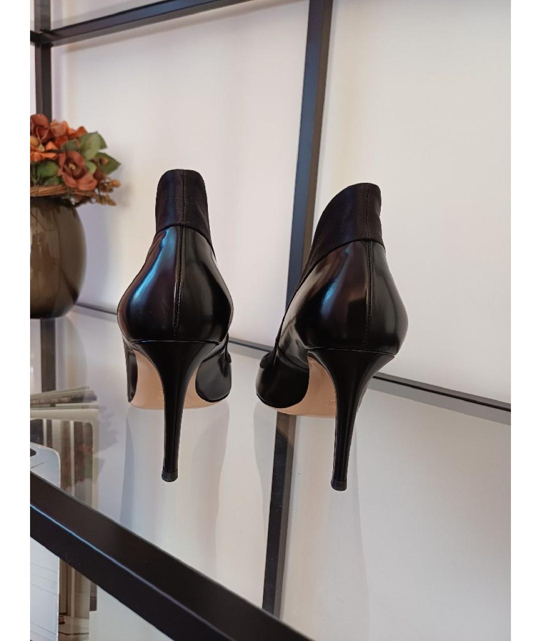 GIANVITO ROSSI Черные кожаные туфли, фото 8